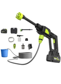 Buy Car Wash Pump Cordless Electric MOTRK,  Pressure Washer High Pressure Car Wash Machine Rechargeable Battery Water Pump Foam Generator Nozzle Handheld Portable Cordless High Pressure Electric Cleaning Machine 6 in 1 in Saudi Arabia