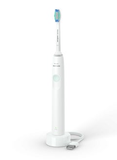 Buy Philips Sonicare Rechargeable Electric Toothbrush 1100 Series, White, HX3641/01 Certified UAE 3 Pin in UAE