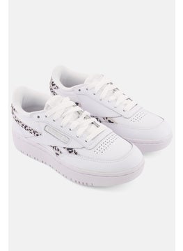 اشتري Women Club C Double Revenge Lace Up Tennis Shoes, White في السعودية