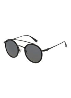 Buy ONS-CARILLO Men Round Polarized Double Bridge Sunglasses Black 50 mm in UAE