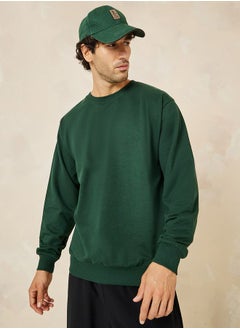 اشتري Relaxed Fit Cotton Terry Sweatshirt في السعودية