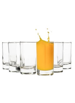 Buy Mini Juice Cups, Modern Design Thick and Durable Mini Crystal Cups, Heavy Base Juice Cups, Kids Drinking Cups for Juice and Milk, 6 Piece Mini Drinking Cups Set in Saudi Arabia