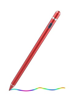 Buy High-Precision Stylus Touch Screen Pen - Ultra-Sensitive Fine Tip for Accurate Drawing & Writing, Compatible with All Touchscreen Devices, Ergonomic Design for Comfort, Ideal for Artists & Professionals(red) in UAE