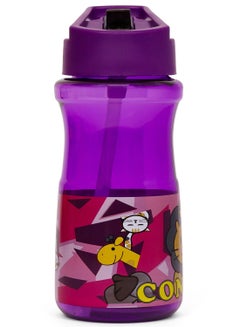 Buy Eazy Kids Water Bottle 500ml wt Straw - Purple in Saudi Arabia