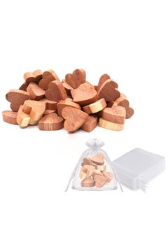 Buy Cedar Chips Sachets Bags for Closets and Drawers Blocks Clothes Storage Wood Hanger Scented Clothing Bag Fresheners 30 Pcs in UAE