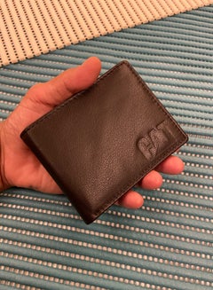 Buy Caterpillar Genuine Leather Wallet For Men Made In India - Dark Brown in Saudi Arabia