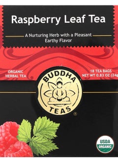 Buy Organic Herbal Tea Raspberry Leaf Caffeine Free  18 Tea Bags 0.83 oz (24 g) in UAE