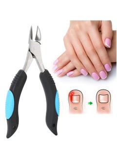 Buy Cuticle Trimmer, Non-Slip Professional Cuticle Nipper Stainless Steel Cutter, Fingernail Toenail Cuticle Scissors Pedicure Cutter Tool, Suitable for Nail Art Salons and Home Use in UAE