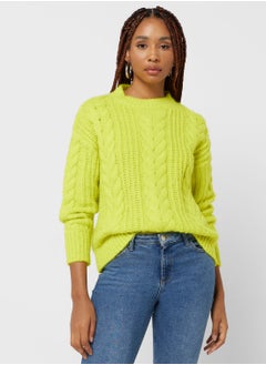 Buy Knitted Crew Neck Sweater in UAE