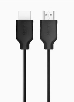 اشتري HDMI Cable 4K 1M HDMI 2.0 18Gbps High-Speed 4K@60Hz HDMI to HDMI Video Wire Ultra HD 3D 4K HDMI Cord Compatible with MacBook Pro UHD TV Nintendo Switch Xbox PlayStation PS5/4 PC Laptop -1M Black في الامارات