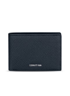 اشتري CERRUTI 1881 Men's Blue Leather Wallet - Net Print Pattern في الامارات