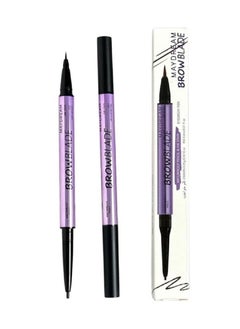 Buy Waterproof Long Lasting Eyebrow Pencil 002 Dark Brown in Saudi Arabia