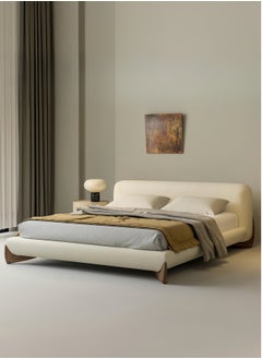 اشتري Light Luxury Furniture Modern Bed Frame Without Mattress for Home Bedroom Decoration في الامارات