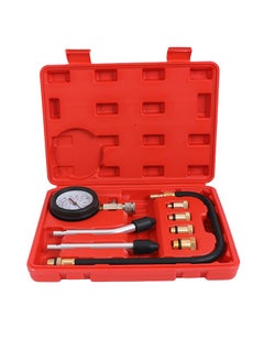 Buy 326 Pressure Tester Gage - Easy-to-Read Mechanical Gauge with Pressure Range 0-200 PSI and Various Adapters - Ideal for Automotive Diagnostics Fuel Injection Testing and Engine Troubleshooting in Saudi Arabia