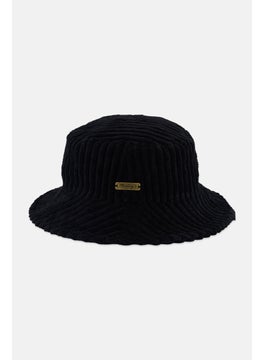 Buy Women Brooklyn Corduroy Bucket Hat, Black in Saudi Arabia