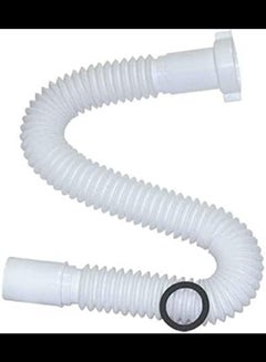 Buy Flexible Drain Pipe Extension Bathroom, Wash Basin and kitchen Sink Expended Drain Tube Hose (1.1/2 Inch) in UAE