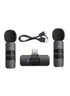 Buy BOYA BY-V20 One-Trigger-Two 2.4G Wireless Microphone System in Saudi Arabia