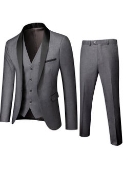 اشتري New Comfortable And Slim Fitting Men's Suit Set في الامارات