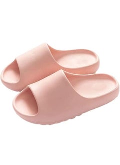 اشتري Bathroom Shower Slippers Anti Skid Quick Drying Slippers Bathroom Sandals Super Cushioning Thick Soles for Women في الامارات