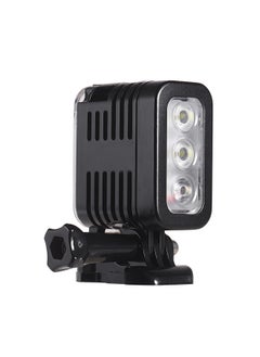 اشتري Waterproof LED Video Light Diving Light 5500-6000K 300Lux Underwater 30m Wide Angle Micro USB Charging for GoPro Hero 7 6 5 4 3+ 3 Session and Other Similar Sized Action Cameras في السعودية