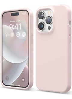 اشتري Silicone Case Cover for iPhone 14 Pro - Lovely Pink في الامارات