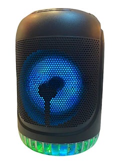 اشتري Kts-1268 6.5 Inch Wireless High Quality Portable Party Speaker Led Flashing Lights Wired Microphone في السعودية