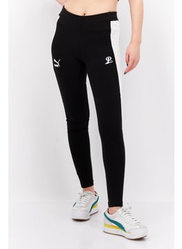 اشتري Women Sportswear Fit OutdoorLeggings, Black/White في الامارات