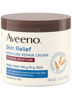 Buy Aveeno Skin Relief Intense Moisture Repair Cream, 11 oz (311g) in UAE