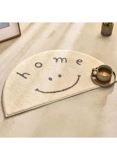 Buy Bathroom Carpet In The Bathroom Household Absorbent Foot Pad Kitchen Porch Floor Mat Super Soft Water Uptake Non-Slip Ultrafine Fiber Not Moldy 30*50cm in Saudi Arabia