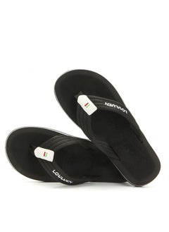 Buy 2023 Men's New Fashionable Outdoor Beach Flip-Flops Black in UAE