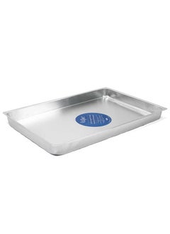 اشتري Aluminium Reactangular Oven Tray 60x40 cm / 1 mm ,Silver ,Jordan في الامارات