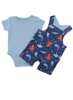 Buy Baby Playsuit Printed with Bodysuit 2 pcs in Egypt