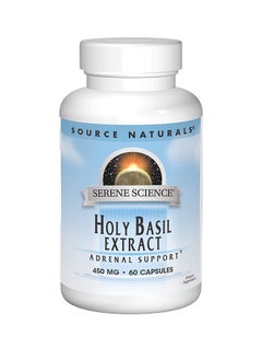 اشتري Source Naturals Serene Science Holy Basil Extract - 60 Capsules في الامارات