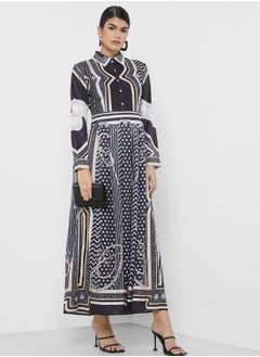 Buy Abtract Print Dress in UAE