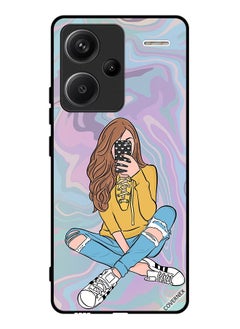 اشتري Protective Case Cover For Xiaomi Redmi Note 13 Pro Plus Girl Taking Photo في السعودية