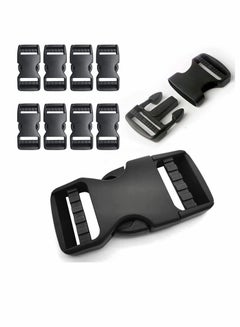 Buy Side Release Buckle, 10 Pcs Plastic Replacement Buckles for 1 inch Webbing Backpack Strap in UAE