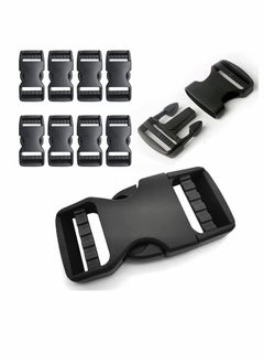 Buy Side Release Buckle, 10 Pcs Plastic Replacement Buckles for 1 inch Webbing Backpack Strap in UAE