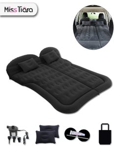 اشتري Car SUV MPV Air Bed Car Inflatable Mattress Portable Travel Multifuction Use Air Mattress with 2 Pillows for Outdoor Camping في الامارات