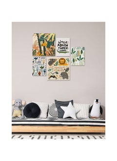 اشتري Kellan Characteristics Canvas Of 2 Wall Art Decorations Stretched Canvas Paintings Wall Decor For Living Room, Bed Room, Office L 16 x W 20 cm Multi Color في الامارات