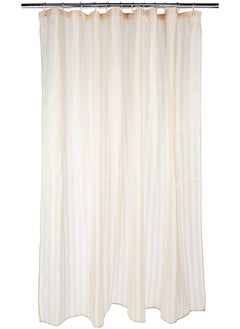 Buy Home Pro Polyester Shower Curtain 180x180 cm Size Beige in UAE