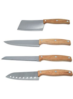 Buy 4-Piece Kitchen Knife Set in Saudi Arabia