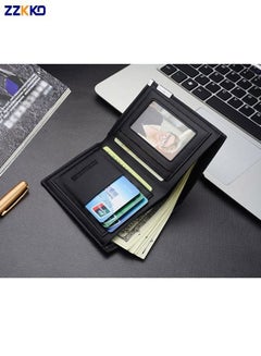 Buy New Men'S Short Multi Card Wallet With Fashionable And Multi Functional Foldable Business Men'S Wallet in Saudi Arabia