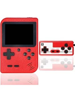 Buy Retro Handheld Game, Portable Retro Video Game Console with 500 Classical Games, 3.0-Inches Color Screen, 1020mAh Rechargeable Battery Support for Connecting TV and Two Players(Red) in Egypt