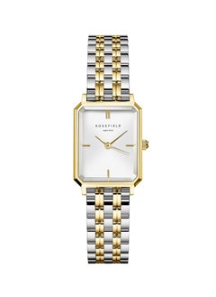 Buy Rosefield Octagon XS White Sunray Steel Duotone Silver Gold Women Watch - OWDSG-O62 in UAE