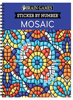 اشتري Brain Games Sticker By Number Mosaic 20 Complex Images To Sticker by Publications International Ltd - Brain Games - New Seasons Paperback في الامارات