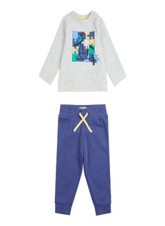 Buy Penguin Boys Toddler Puzzle Crewneck Sweatshirt and Joggers in Saudi Arabia