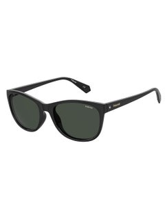 Buy Polarized Rectangular Eyewear Sunglasses PLD 4099/S      BLACK 55 in UAE