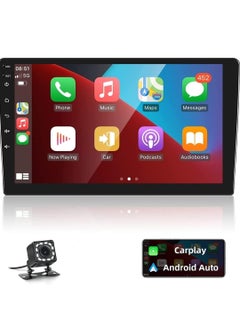 Buy 9 Inch Android Car Stereo Double Din With Wireless Carplay Android Auto 1GB RAM 32GB Memory 9 Inch Touch Screen Head Unit Supports GPS Navigation WiFi Hi-Fi Sound FM Radio Split Screen Backup Camera I in UAE