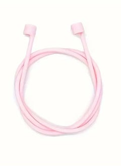 Buy 1pc Soft Silicone Anti-Lost Rope for Wireless Bluetooth Earphone Neck Strap Cord - Pink in Egypt