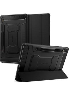 Buy Rugged Armor Pro for Samsung Galaxy Tab S9 Case Cover (2023) 11 inch with S Pen Holder - Black in UAE